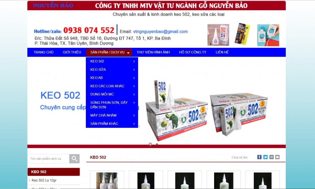 Keo 502, keo sữa, keo AB và xúc tác keo,Băng keo OPP, băng keo giấy,Máy chà nhám, giấy nhám  Dung môi MC,Sơn và dụng cụ phun sơn,Vật tư ngành gỗ: Máy đá cắt, bản lề, dao bào, lưỡi cắt, bu lông, ốc vít